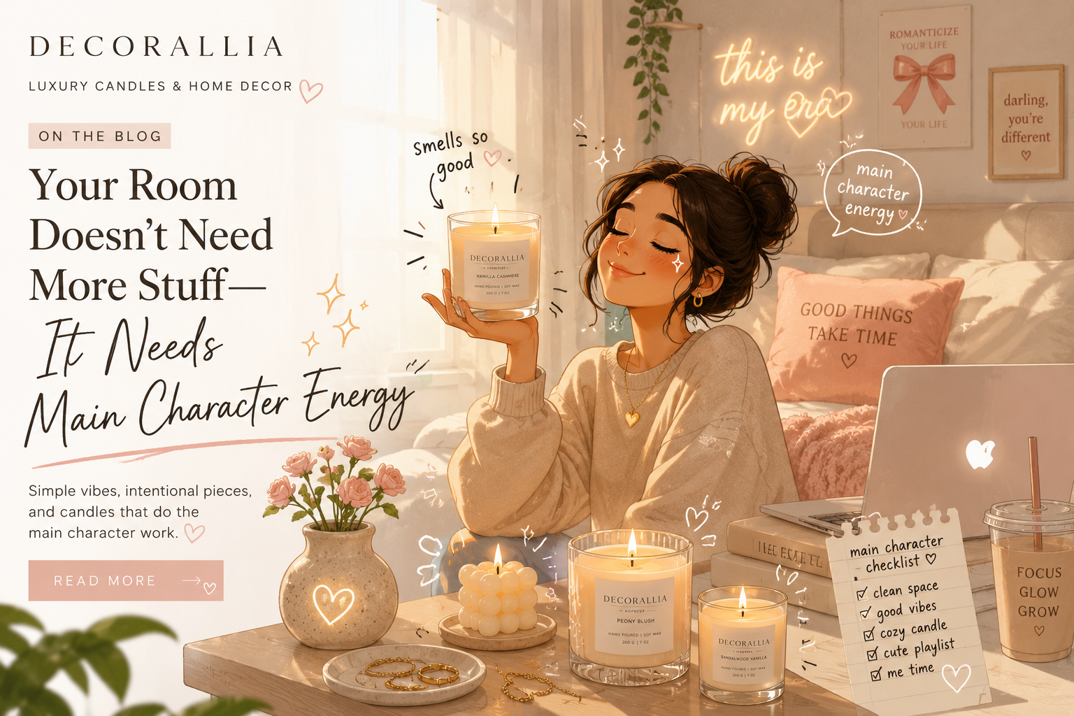 Your Room Doesn’t Need More Stuff — It Needs Main Character Energy