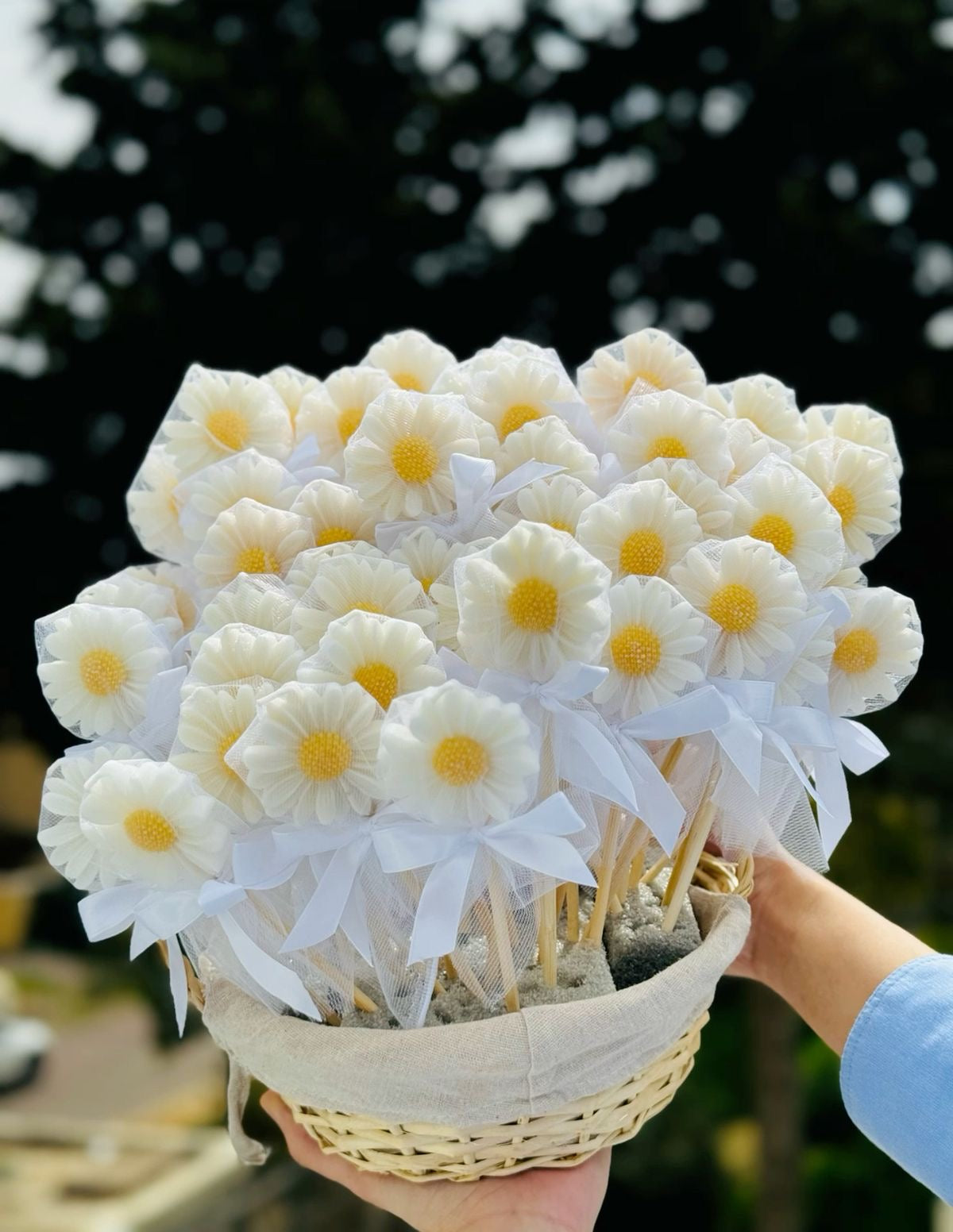 DAISY CANDLES