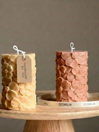 FLORAL PILLAR CANDLES