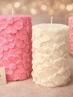 FLORAL PILLAR CANDLES