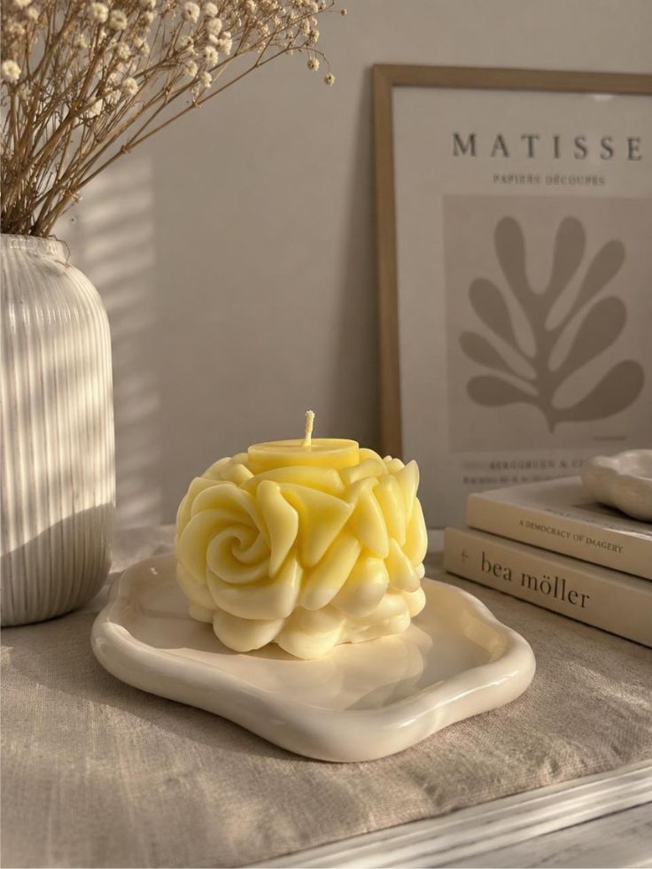 BIG ROSE CANDLE