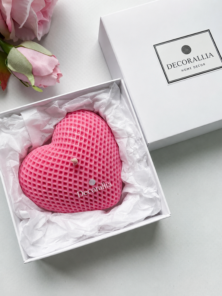 BIG HEART CANDLE