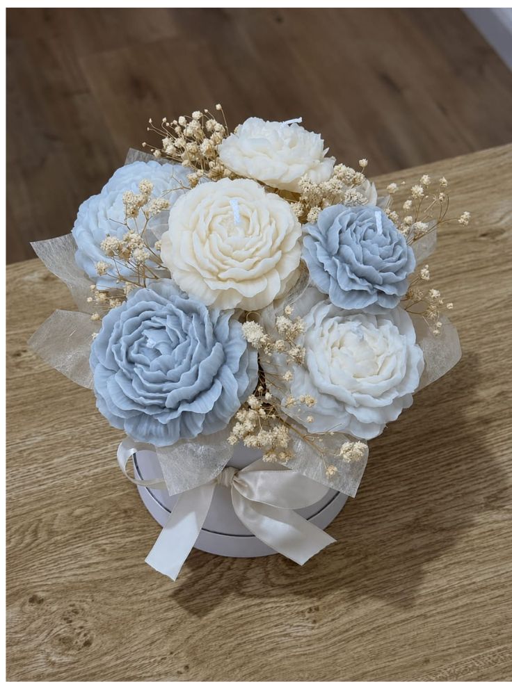 PEONY CANDLE BOUQUET OF SIX