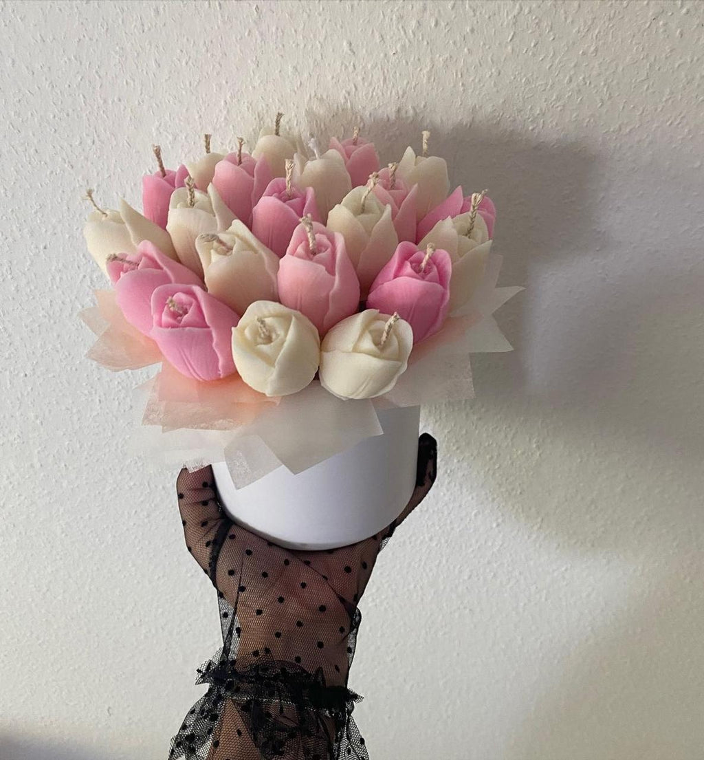 TULIP CANDLE  BOUQUET