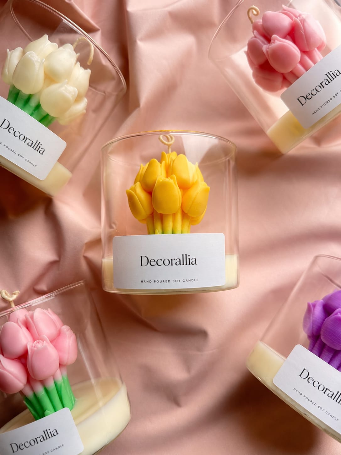 TULIP JAR CANDLE