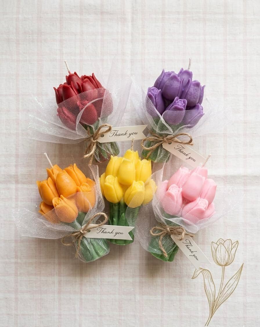 TULIP BOUQUET CANDLE
