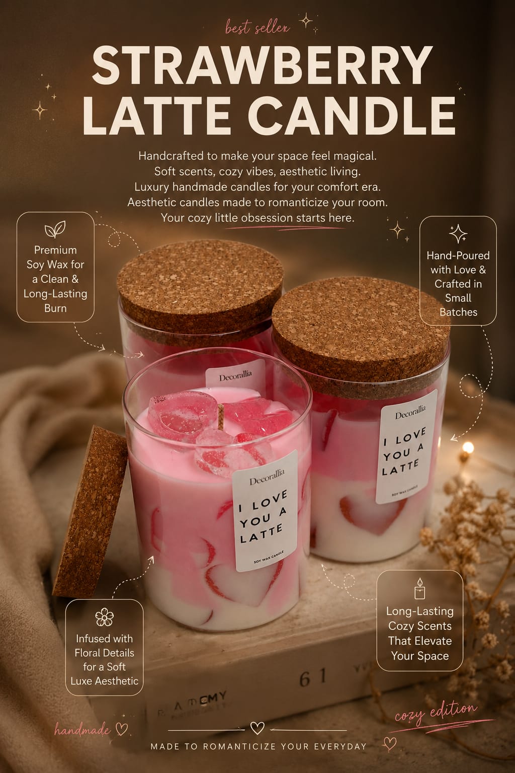 ICE STRAWBERRY LATTE