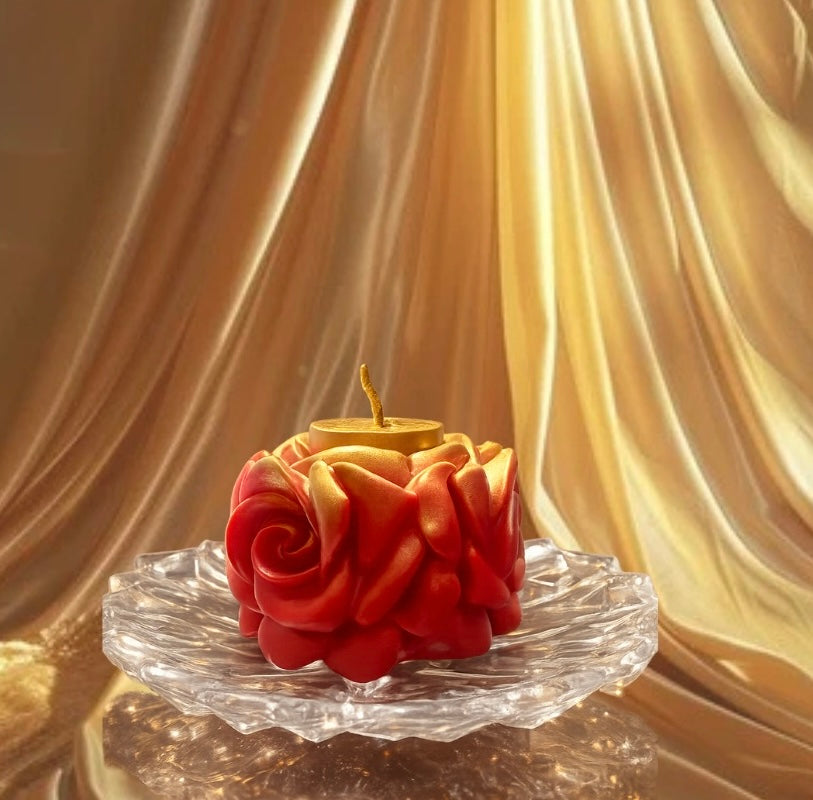 BIG ROSE CANDLE
