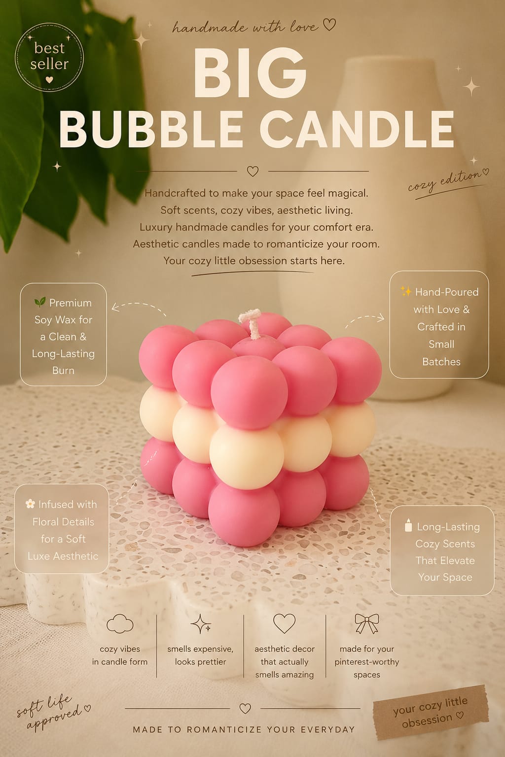 BIG BUBBLE CANDLE