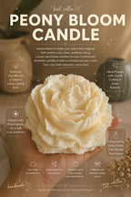 GIANT PEONY CANDLE