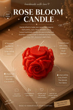BIG ROSE CANDLE