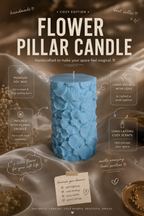 FLORAL PILLAR CANDLES