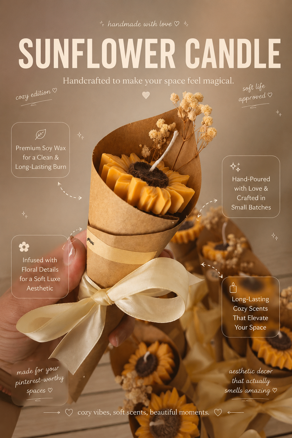 SUNFLOWER CANDLES