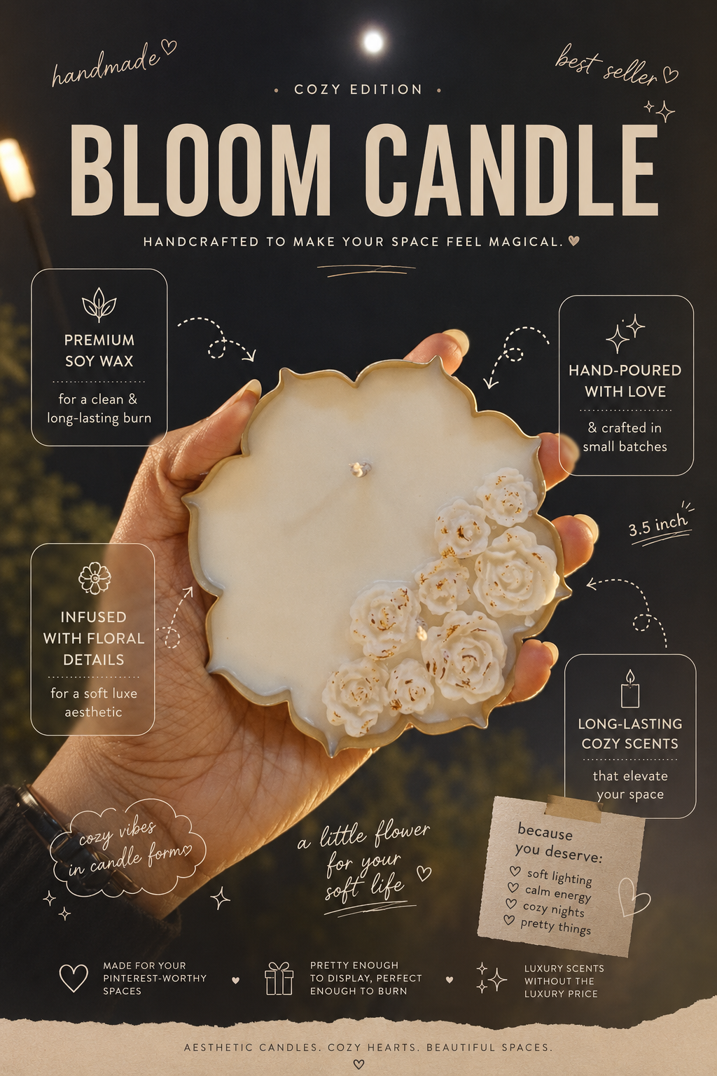 URLI CANDLE 3.5 INCH